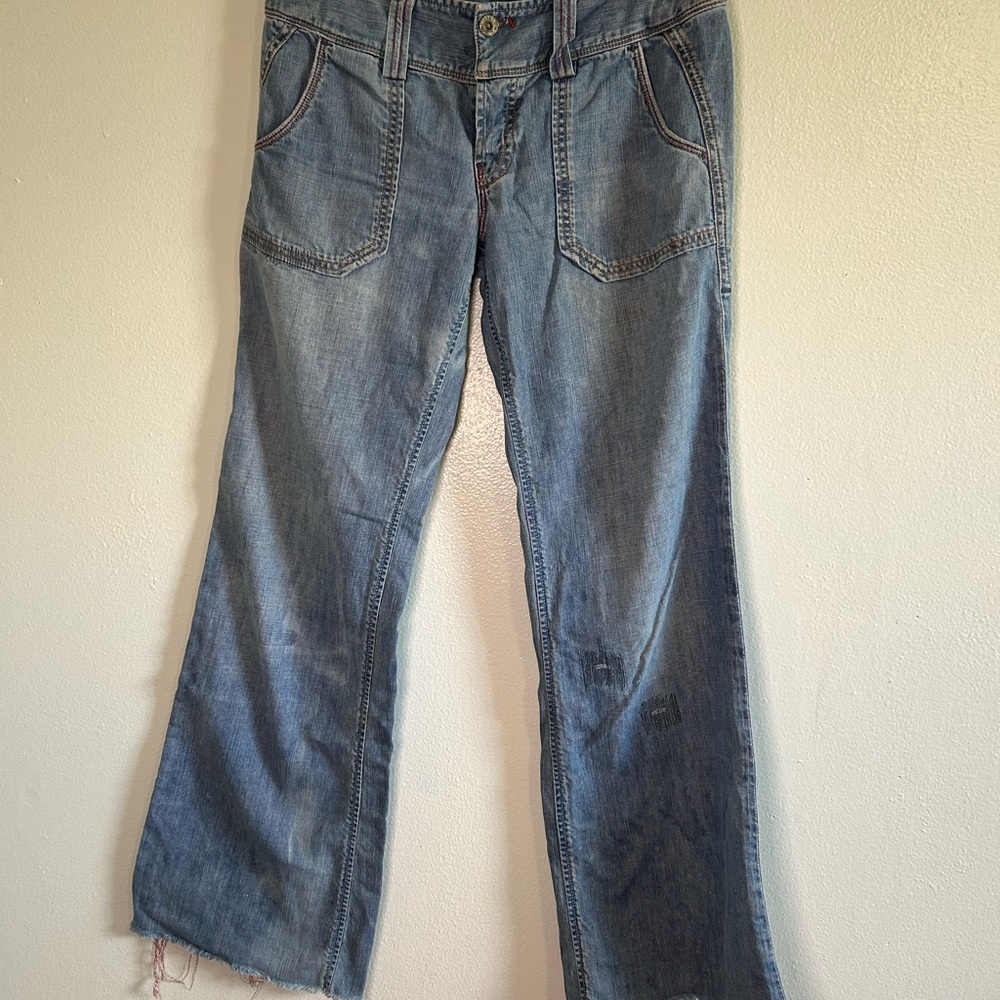 Diesel Blue Flare & Wide Leg Jeans
